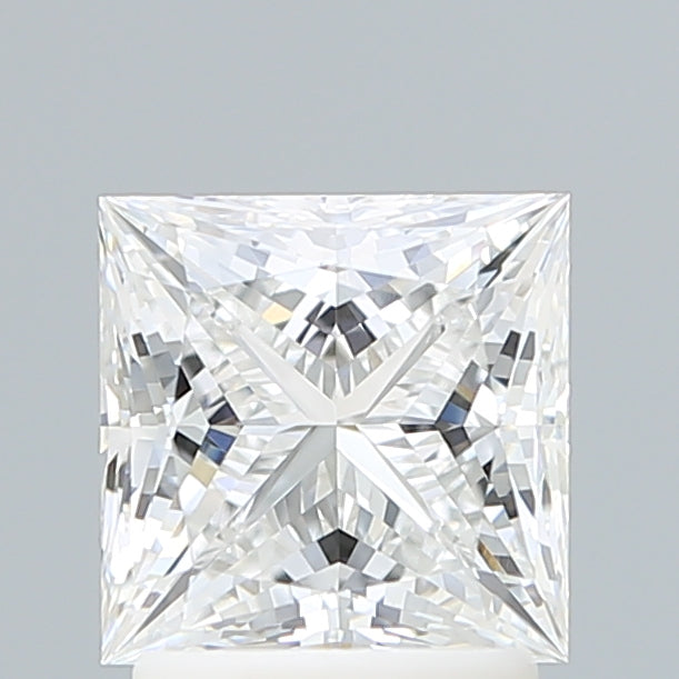 2.07 Carat Princess Shaped, Ideal Cut, E Color, VVS2 Clarity, IGI Certified Lab Grown Diamond