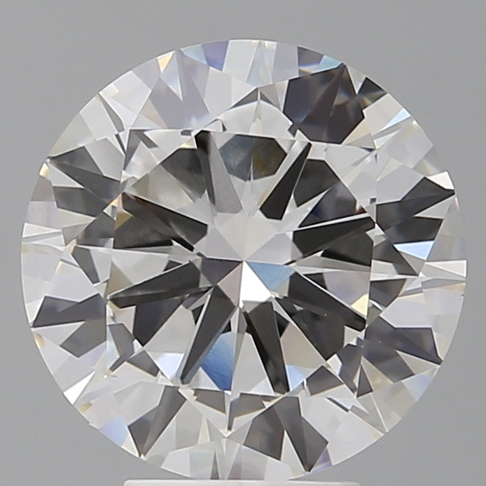 5.05 Carat Round Shaped, Excellent Cut, F Color, VVS2 Clarity, IGI Certified Lab Grown Diamond