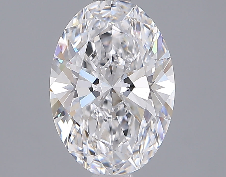 2.05 Carat Oval Shaped, Ideal Cut, D Color, VVS2 Clarity, IGI Certified Lab Grown Diamond