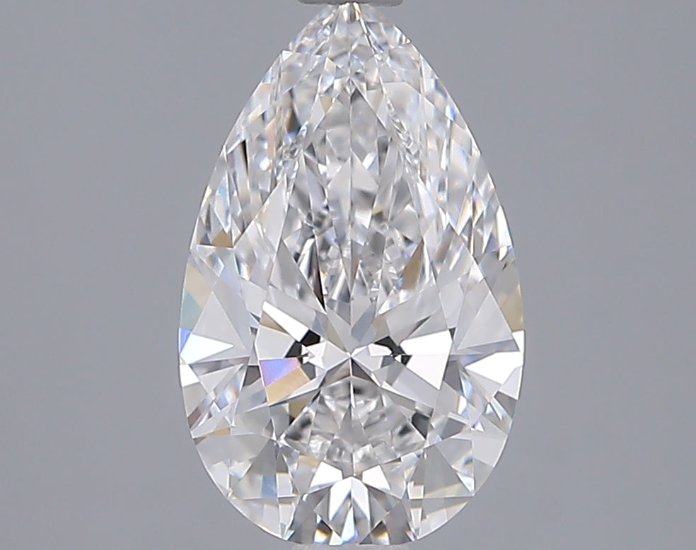 2.00 Carat Pear Shaped, Ideal Cut, D Color, VVS2 Clarity, IGI Certified Lab Grown Diamond