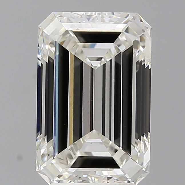 3.52 Carat Emerald Shaped, Ideal Cut, G Color, VS1 Clarity, IGI Certified Lab Grown Diamond