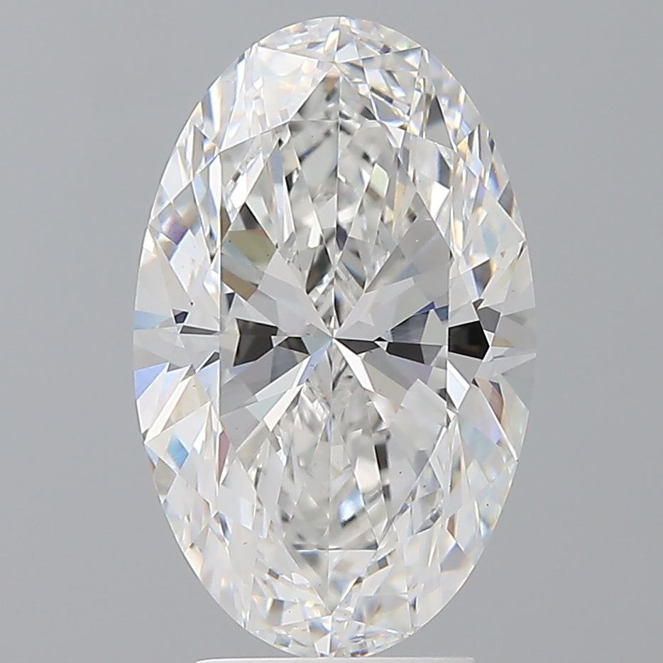 4.02 Carat Oval Shaped, Ideal Cut, E Color, VS1 Clarity, IGI Certified Lab Grown Diamond