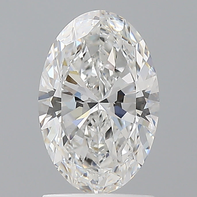 1.55 Carat Oval Shaped, Ideal Cut, E Color, VVS2 Clarity, IGI Certified Lab Grown Diamond