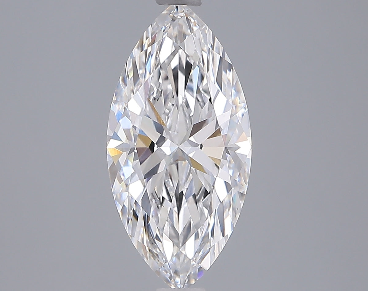 2.50 Carat Marquise Shaped, Ideal Cut, D Color, VS1 Clarity, IGI Certified Lab Grown Diamond