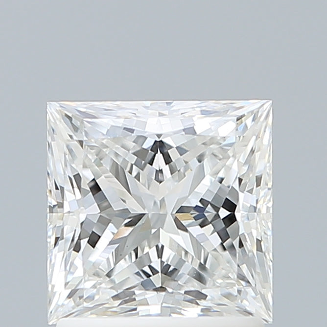 1.61 Carat Princess Shaped, Ideal Cut, E Color, VS1 Clarity, IGI Certified Lab Grown Diamond