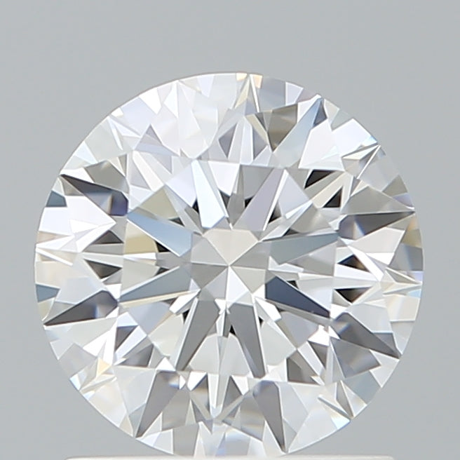 1.30 Carat Round Shaped, Ideal Cut, D Color, VVS2 Clarity, IGI Certified Lab Grown Diamond