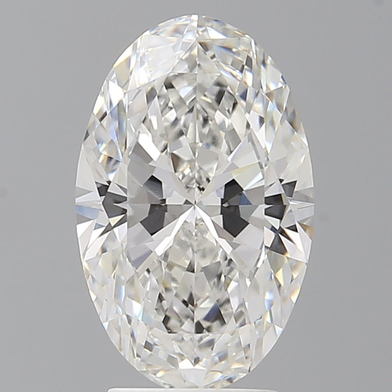 3.58 Carat Oval Shaped, Ideal Cut, F Color, VVS2 Clarity, IGI Certified Lab Grown Diamond