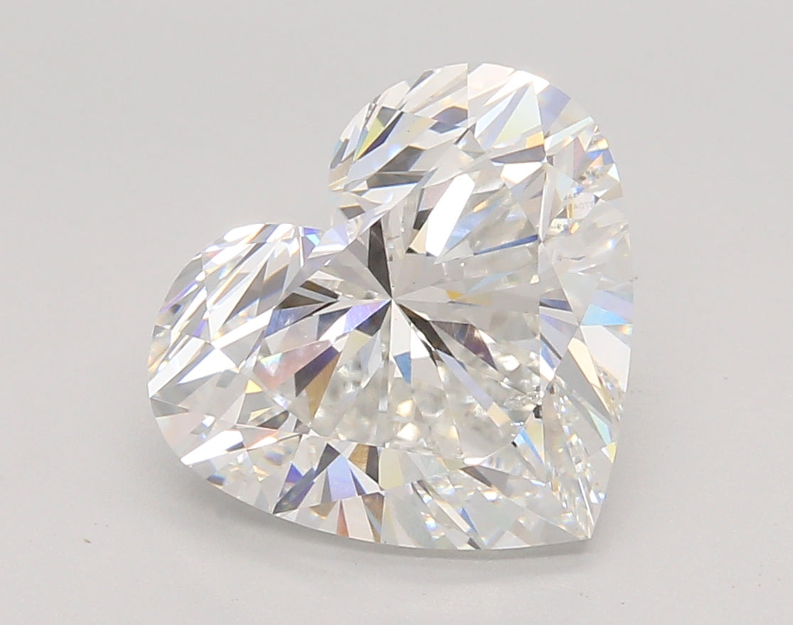 4.67 Carat Heart Shaped, Ideal Cut, E Color, VS1 Clarity, IGI Certified Lab Grown Diamond