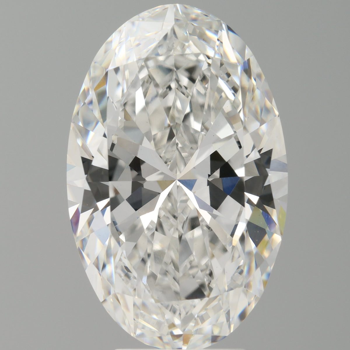 6.10 Carat Oval Shaped, Ideal Cut, E Color, VVS2 Clarity, IGI Certified Lab Grown Diamond