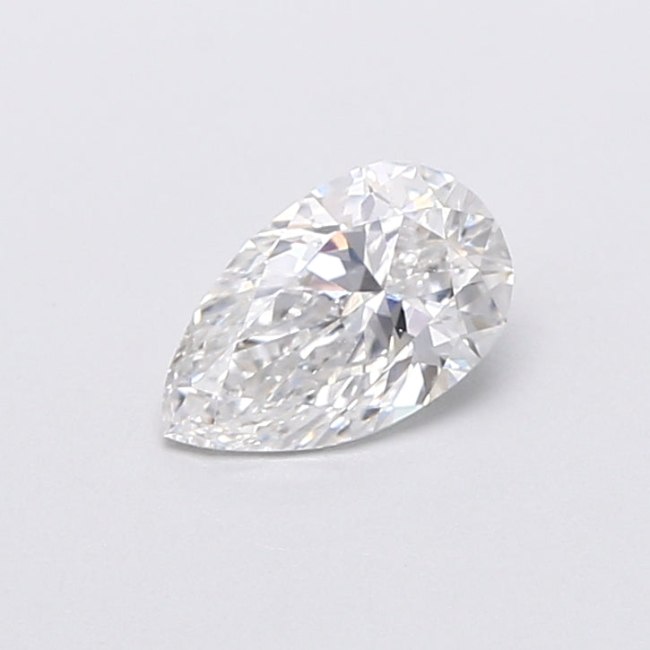 0.62 Carat Pear Shaped, Very Good Cut, E Color, VVS2 Clarity, IGI Certified Lab Grown Diamond