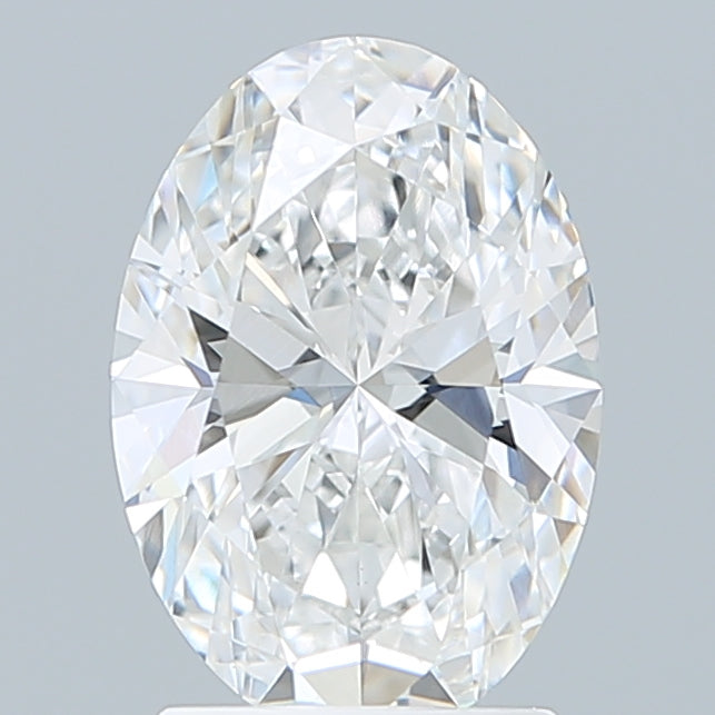 2.20 Carat Oval Shaped, Ideal Cut, D Color, VVS2 Clarity, IGI Certified Lab Grown Diamond