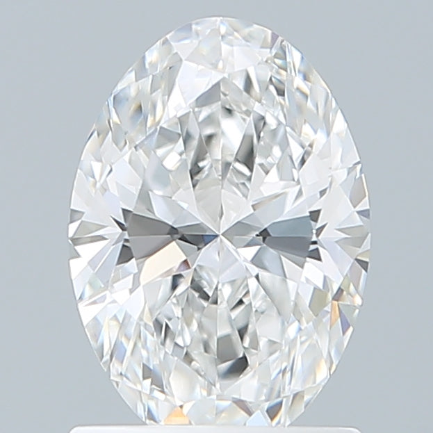 1.24 Carat Oval Shaped, Ideal Cut, D Color, VVS2 Clarity, IGI Certified Lab Grown Diamond