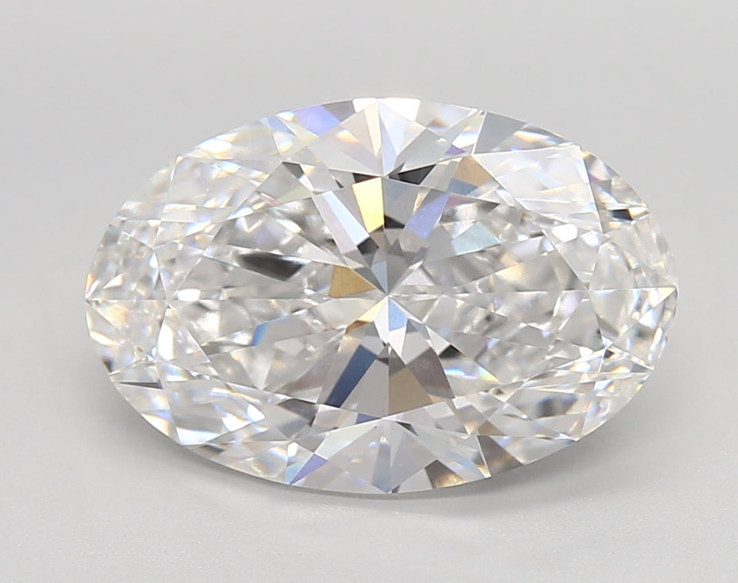 4.41 Carat Oval Shaped, Very Good Cut, E Color, VVS2 Clarity, IGI Certified Lab Grown Diamond