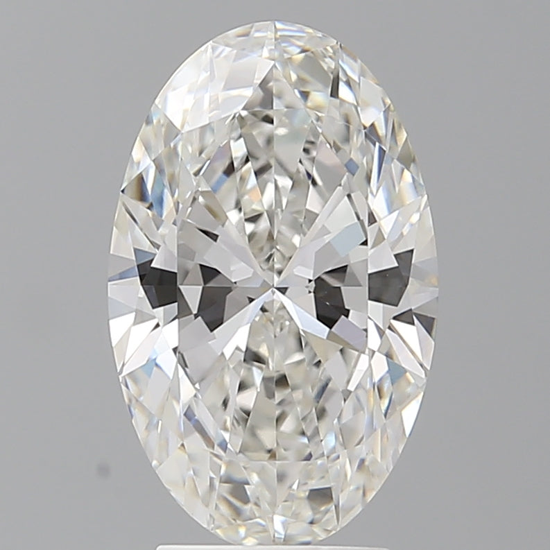 3.56 Carat Oval Shaped, Ideal Cut, F Color, VVS2 Clarity, IGI Certified Lab Grown Diamond