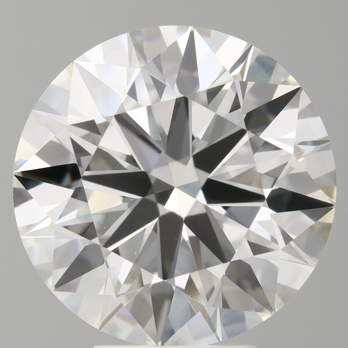 5.96 Carat Round Shaped, Ideal Cut, E Color, VVS2 Clarity, IGI Certified Lab Grown Diamond