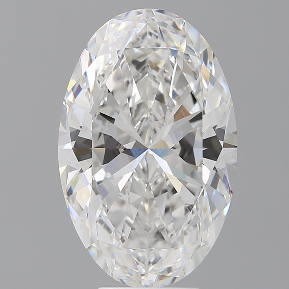 7.09 Carat Oval Shaped, Ideal Cut, E Color, VVS2 Clarity, IGI Certified Lab Grown Diamond