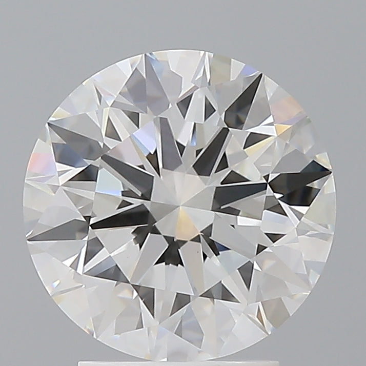 3.08 Carat Round Shaped, Ideal Cut, E Color, VVS2 Clarity, IGI Certified Lab Grown Diamond