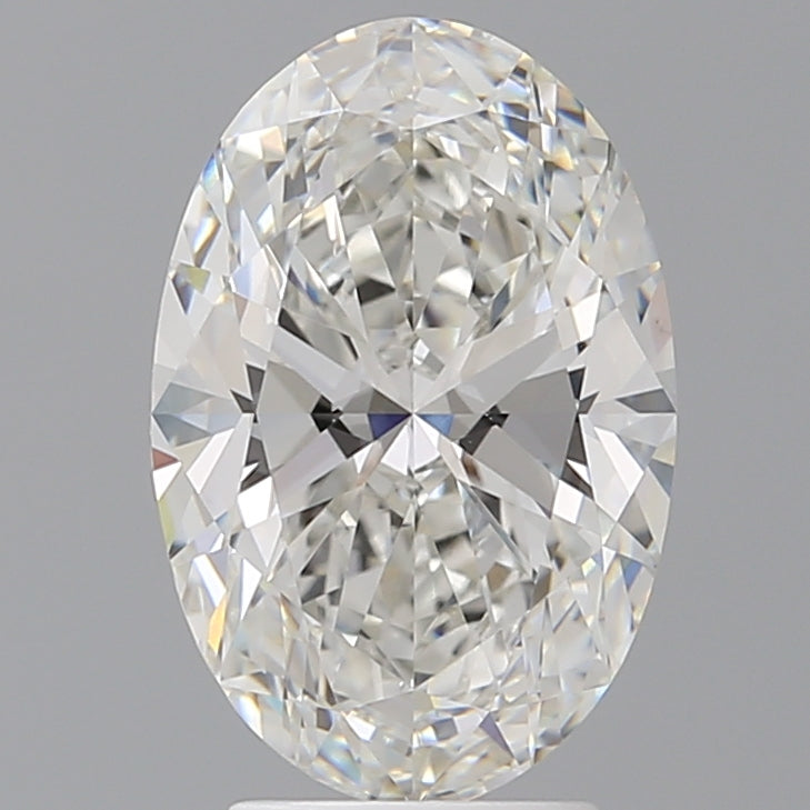 3.59 Carat Oval Shaped, Ideal Cut, F Color, VVS2 Clarity, IGI Certified Lab Grown Diamond