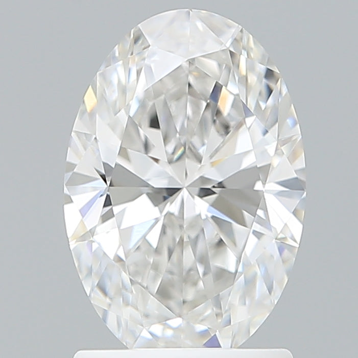 1.60 Carat Oval Shaped, Excellent Cut, E Color, VVS2 Clarity, IGI Certified Lab Grown Diamond