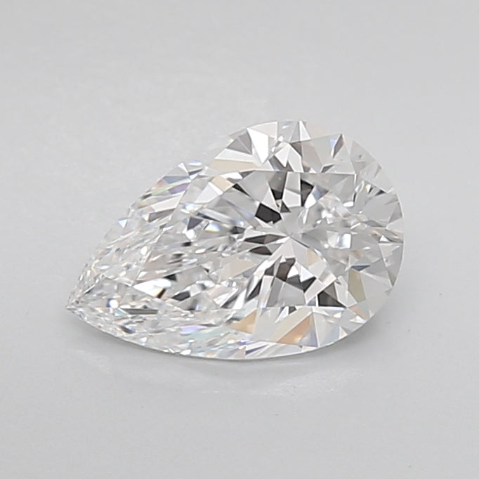 1.57 Carat Pear Shaped, Ideal Cut, D Color, IF Clarity, IGI Certified Lab Grown Diamond