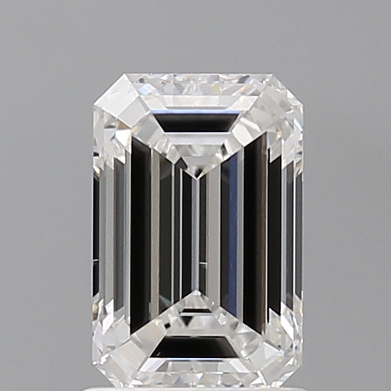 1.52 Carat Emerald Shaped, Ideal Cut, D Color, VS2 Clarity, IGI Certified Lab Grown Diamond