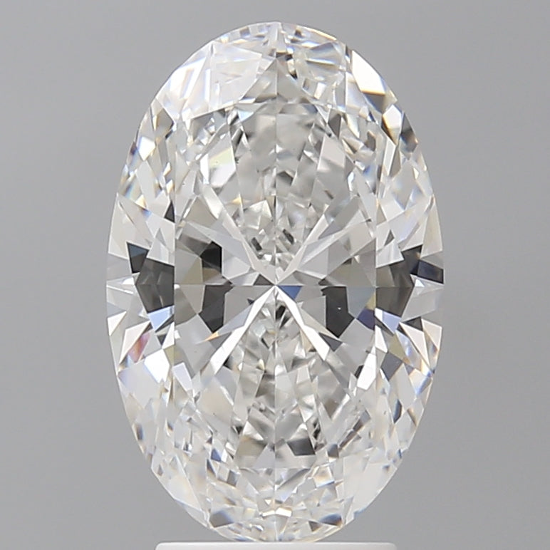 3.60 Carat Oval Shaped, Ideal Cut, E Color, VS1 Clarity, IGI Certified Lab Grown Diamond