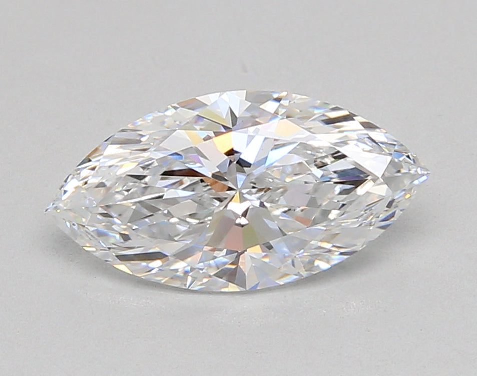 2.06 Carat Marquise Shaped, Ideal Cut, D Color, VVS2 Clarity, IGI Certified Lab Grown Diamond