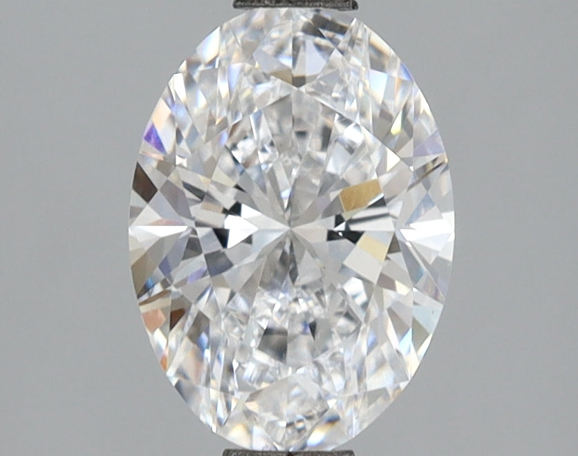 1.53 Carat Oval Shaped, Excellent Cut, D Color, IF Clarity, IGI Certified Lab Grown Diamond