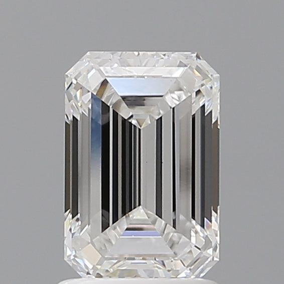 1.57 Carat Emerald Shaped, Ideal Cut, E Color, VVS2 Clarity, IGI Certified Lab Grown Diamond