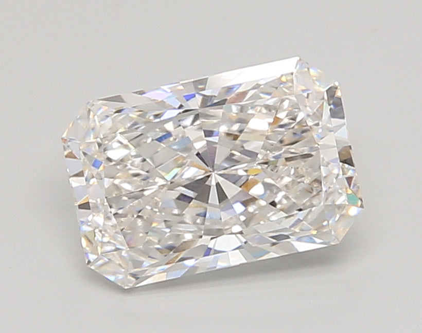 2.04 Carat Radiant Shaped, Ideal Cut, E Color, VVS1 Clarity, IGI Certified Lab Grown Diamond