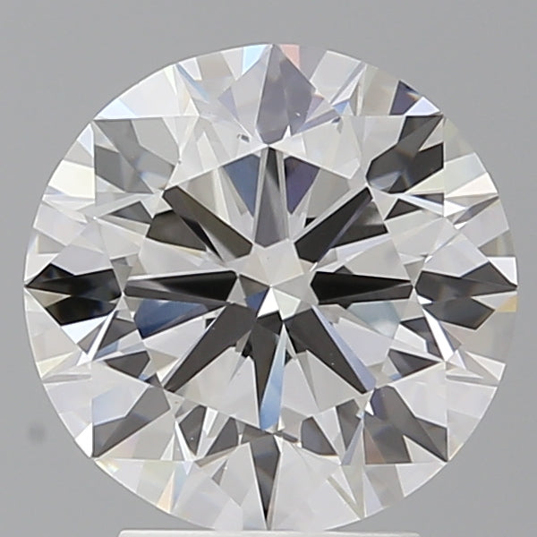 3.45 Carat Round Shaped, Ideal Cut, F Color, VVS2 Clarity, IGI Certified Lab Grown Diamond