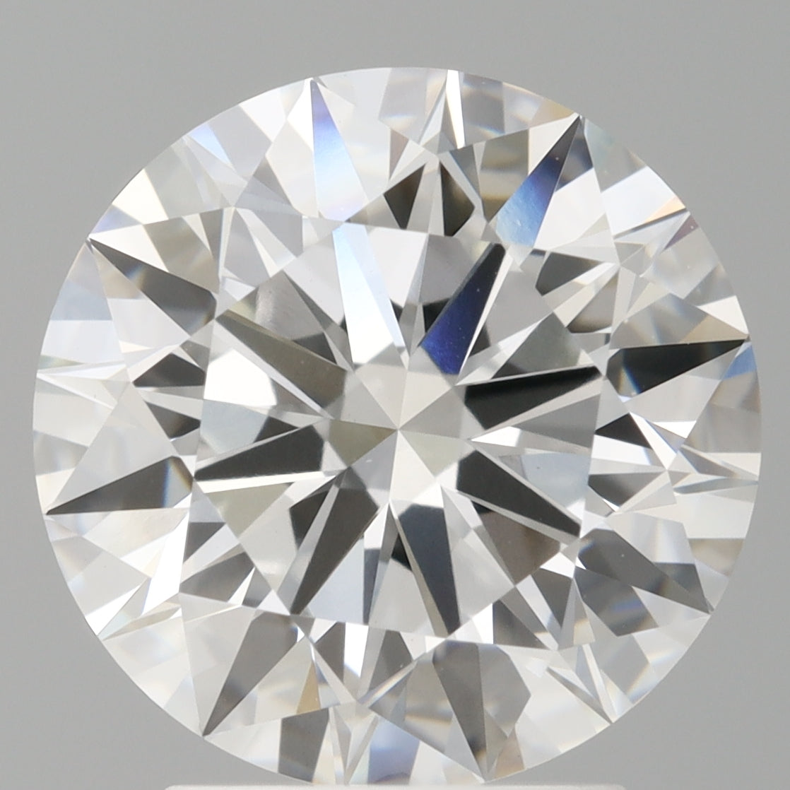 3.05 Carat Round Shaped, Ideal Cut, E Color, VVS2 Clarity, IGI Certified Lab Grown Diamond