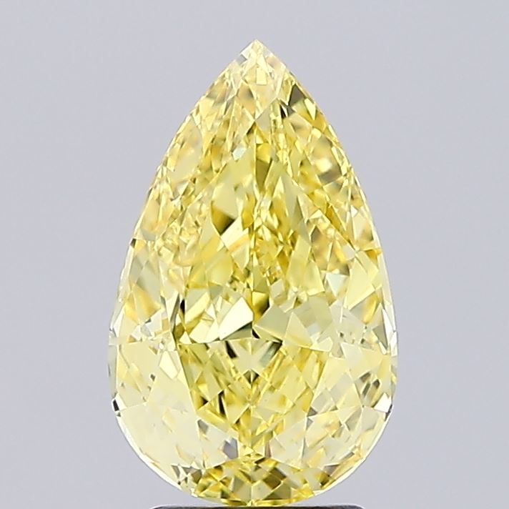 3.21 Carat Pear Shaped, Ideal Cut, VVS2 Clarity, IGI Certified Lab Grown Diamond