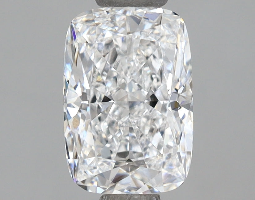 1.11 Carat Cushion Shaped, Ideal Cut, D Color, VVS2 Clarity, IGI Certified Lab Grown Diamond