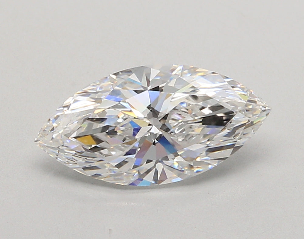 2.07 Carat Marquise Shaped, Ideal Cut, E Color, VVS2 Clarity, IGI Certified Lab Grown Diamond