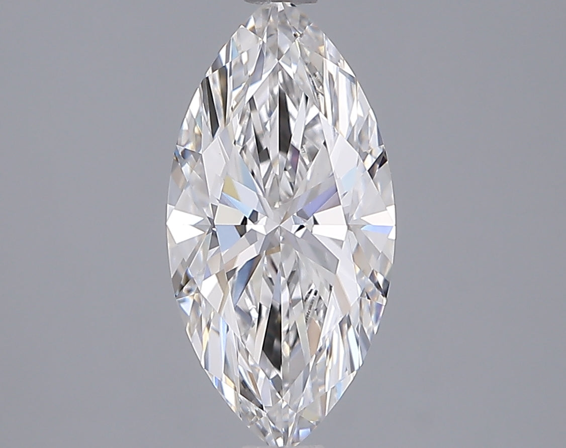 2.02 Carat Marquise Shaped, Ideal Cut, E Color, VVS2 Clarity, IGI Certified Lab Grown Diamond