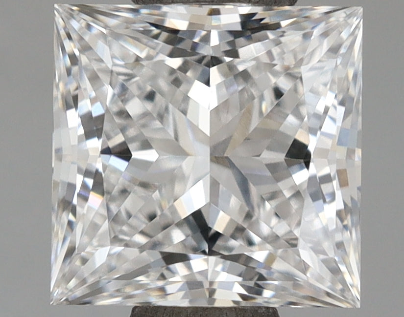 1.10 Carat Princess Shaped, Ideal Cut, D Color, VVS2 Clarity, IGI Certified Lab Grown Diamond