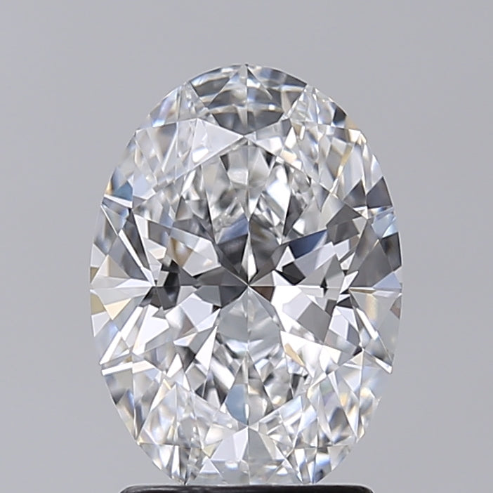 2.03 Carat Oval Shaped, Very Good Cut, D Color, VVS2 Clarity, IGI Certified Lab Grown Diamond