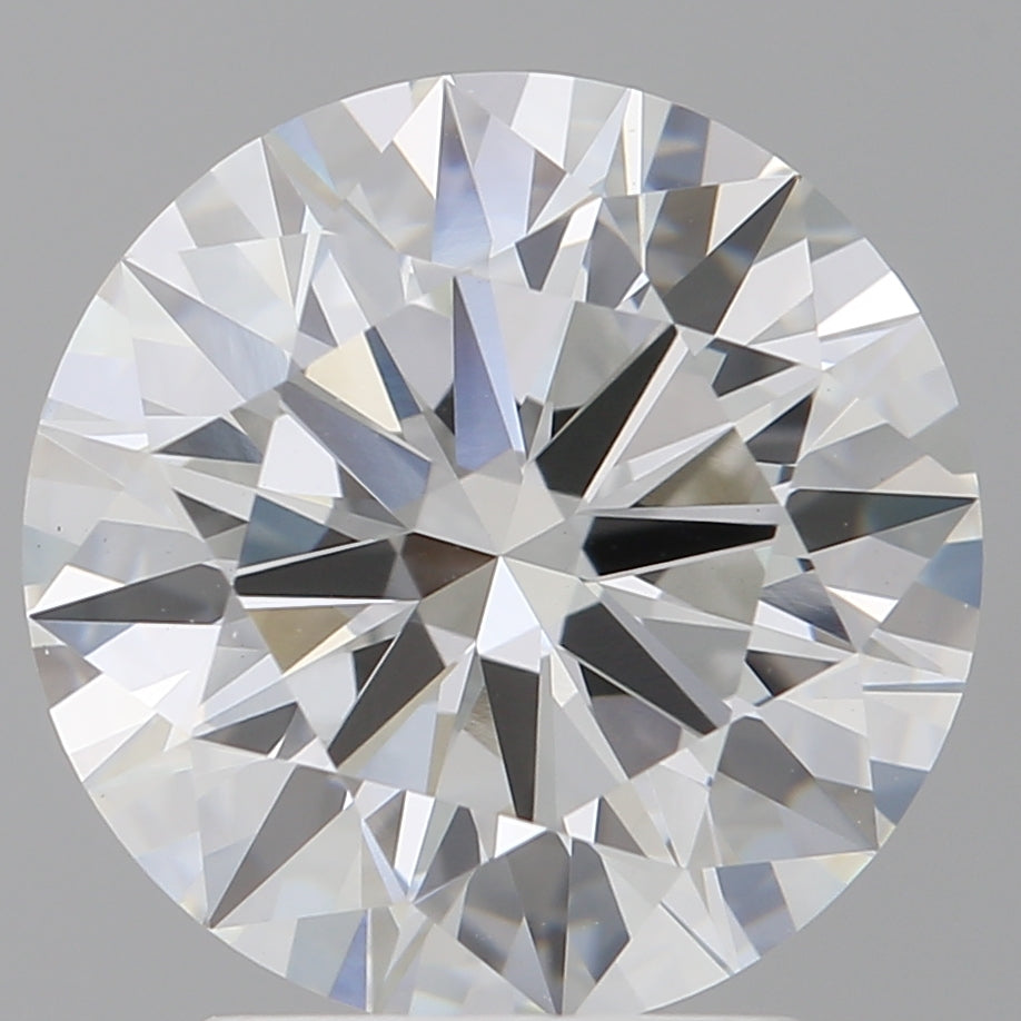 3.03 Carat Round Shaped, Ideal Cut, F Color, VVS2 Clarity, IGI Certified Lab Grown Diamond