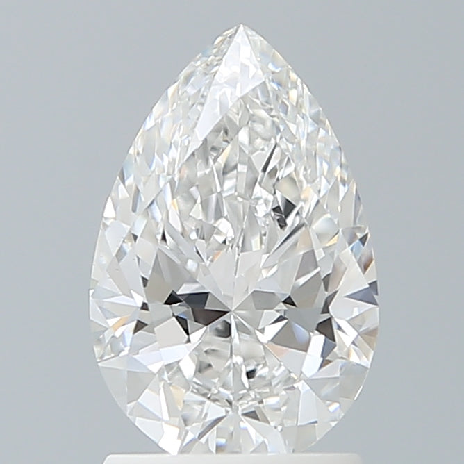 1.64 Carat Pear Shaped, Ideal Cut, E Color, VVS2 Clarity, IGI Certified Lab Grown Diamond