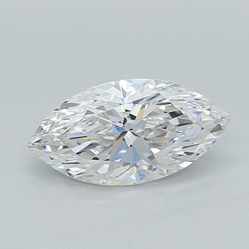 1.00 Carat Marquise Shaped, Ideal Cut, E Color, VVS2 Clarity, IGI Certified Lab Grown Diamond