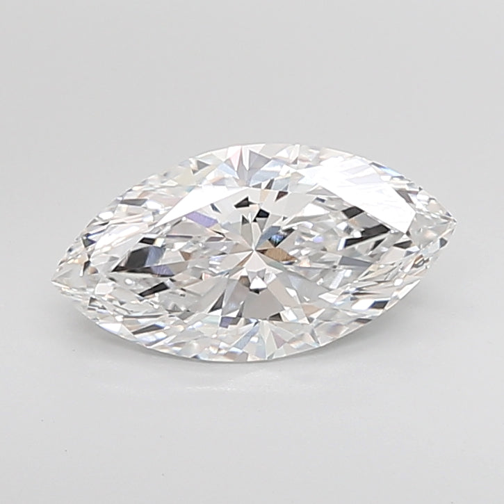3.04 Carat Marquise Shaped, Ideal Cut, E Color, VVS2 Clarity, IGI Certified Lab Grown Diamond