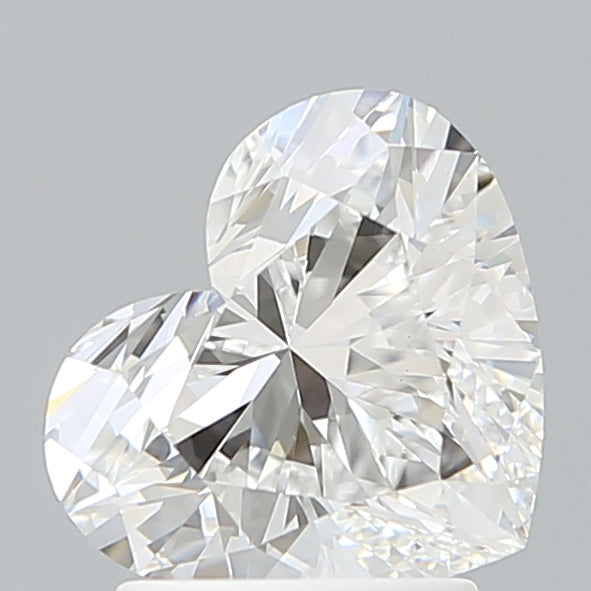 2.12 Carat Heart Shaped, Ideal Cut, D Color, VVS2 Clarity, IGI Certified Lab Grown Diamond
