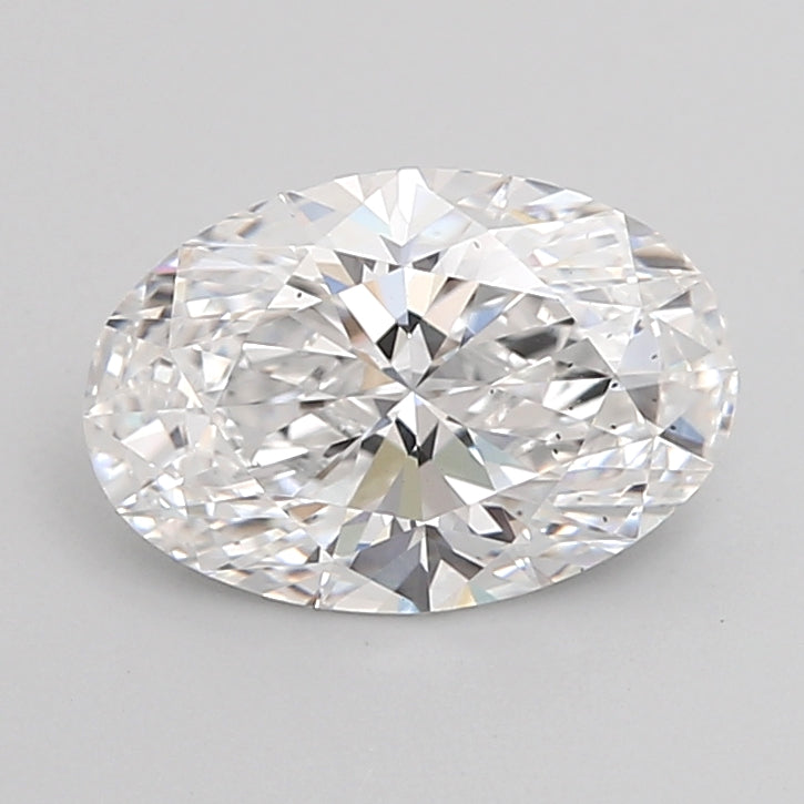 1.54 Carat Oval Shaped, Very Good Cut, D Color, VVS2 Clarity, IGI Certified Lab Grown Diamond