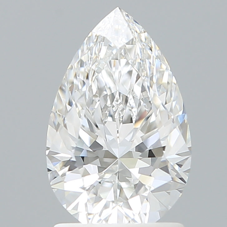 1.59 Carat Pear Shaped, Ideal Cut, D Color, VVS2 Clarity, IGI Certified Lab Grown Diamond