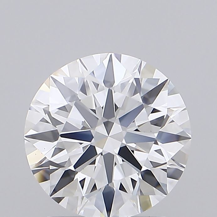 1.59 Carat Round Shaped, Ideal Cut, D Color, VS1 Clarity, IGI Certified Lab Grown Diamond