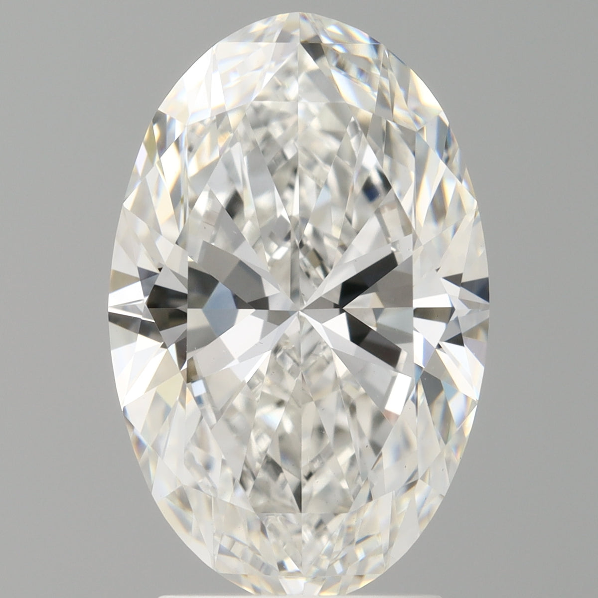 3.04 Carat Oval Shaped, Ideal Cut, F Color, VVS2 Clarity, IGI Certified Lab Grown Diamond