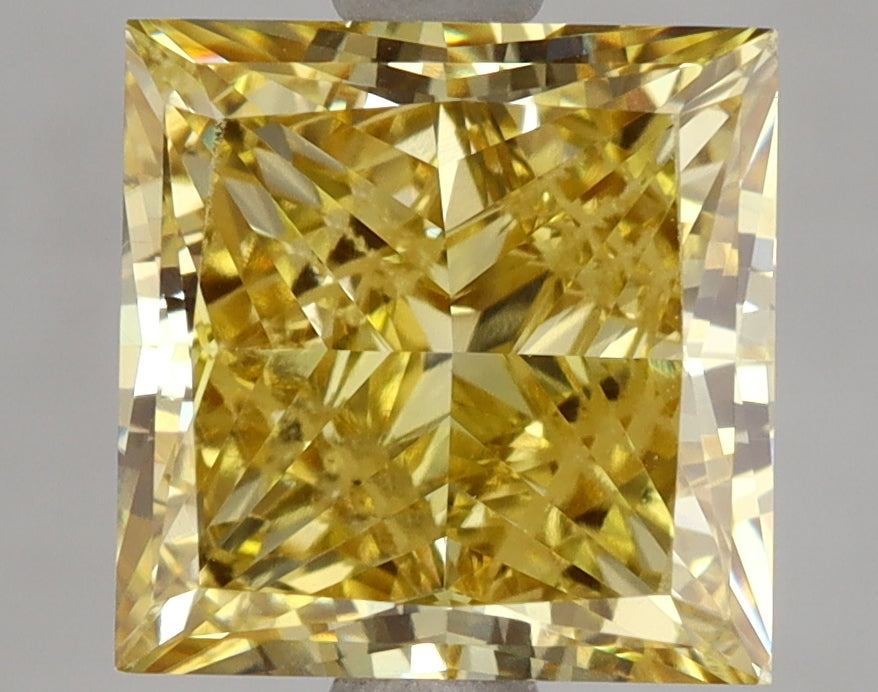 5.00 Carat Princess Shaped, Excellent Cut, VS1 Clarity, IGI Certified Lab Grown Diamond