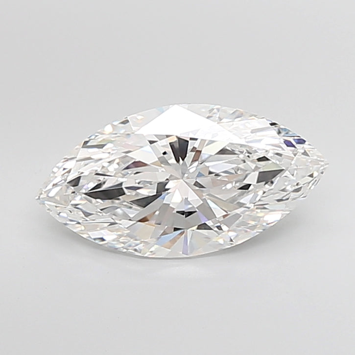 5.02 Carat Marquise Shaped, Ideal Cut, E Color, VVS1 Clarity, IGI Certified Lab Grown Diamond