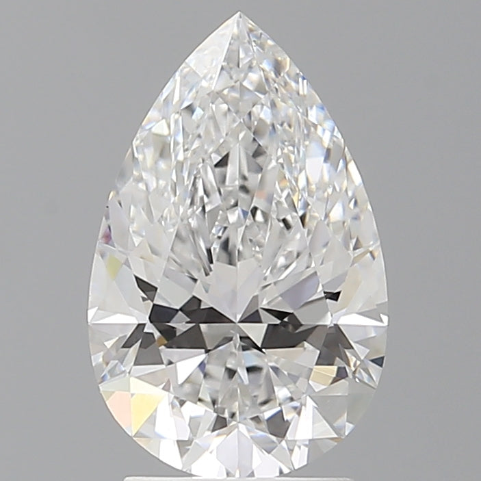 2.60 Carat Pear Shaped, Ideal Cut, E Color, VS1 Clarity, IGI Certified Lab Grown Diamond
